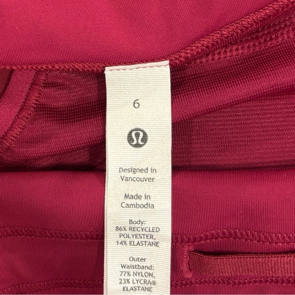 NWT Lululemon Speed Up Mid Rise Shorts *Graphic 4" Size 6 Special Edition - Picture 8 of 8